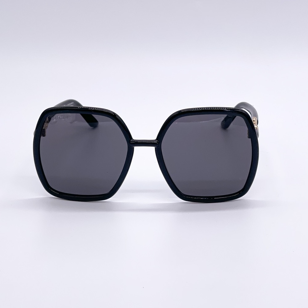 NEW GUCCI GG0890S 001 SQUARE FRAME SUNGLASSES GUCCI GG0890S BLACK - Picture 4 of 14
